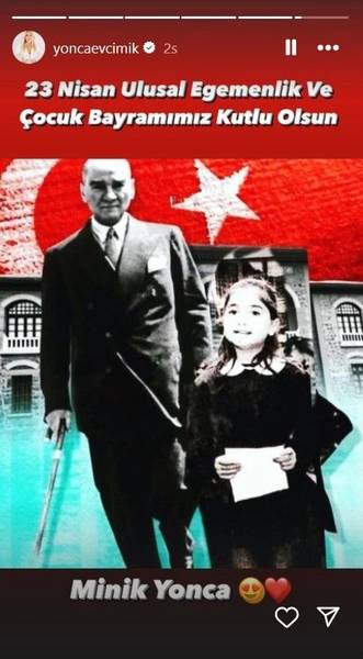 Ünlülerden 23 Nisan paylaşımları - Resim: 2